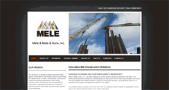 Desktop Screenshot of meleinc.com